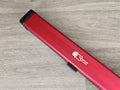 Spartan cue sports case Red/Black | 1 Piece Pool Cue Case | Aluminium |  Chalk Holders