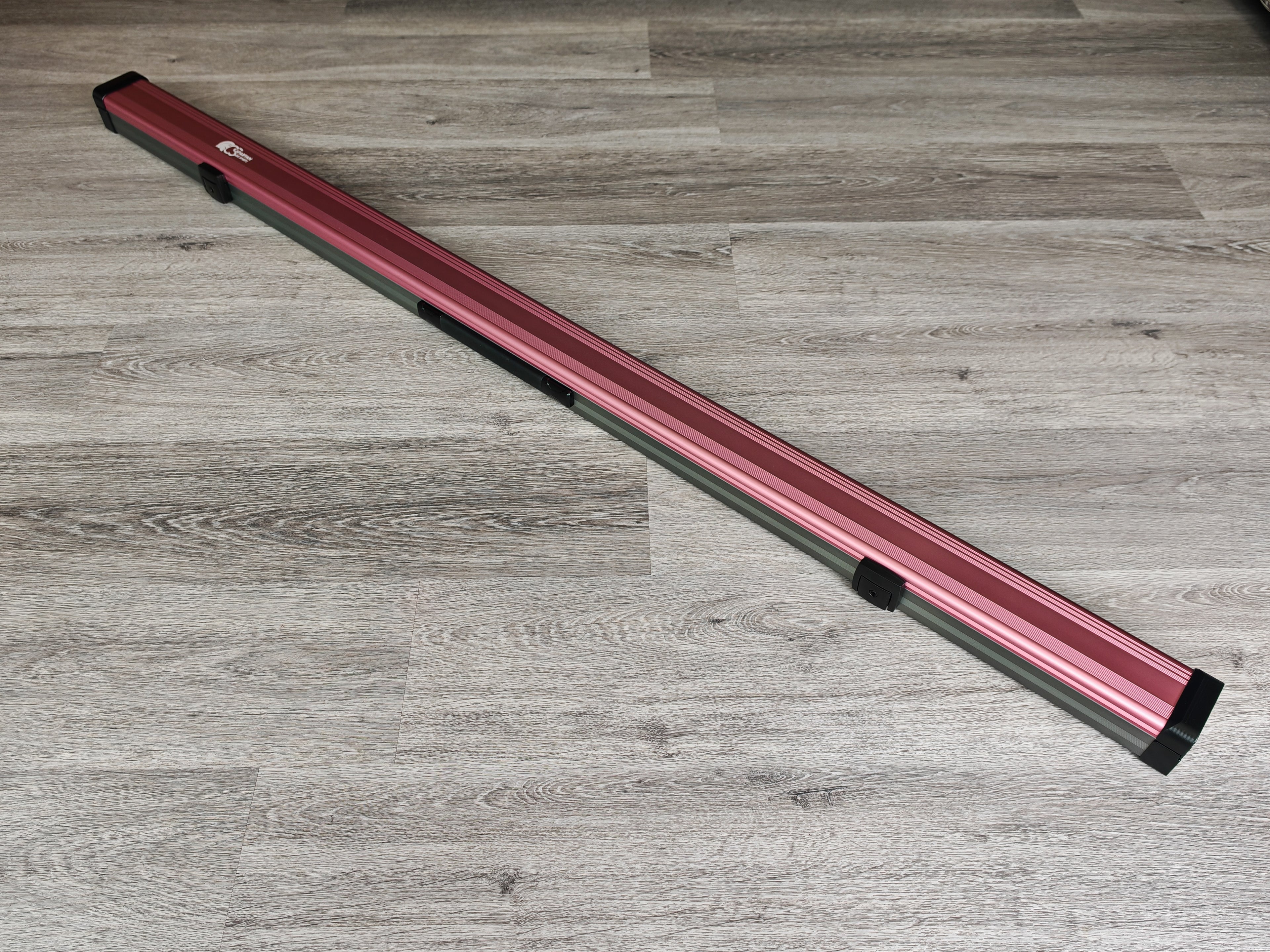 Spartan cue sports case Pink/Grey | 1 Piece Pool Cue Case | Aluminium |  Chalk Holders