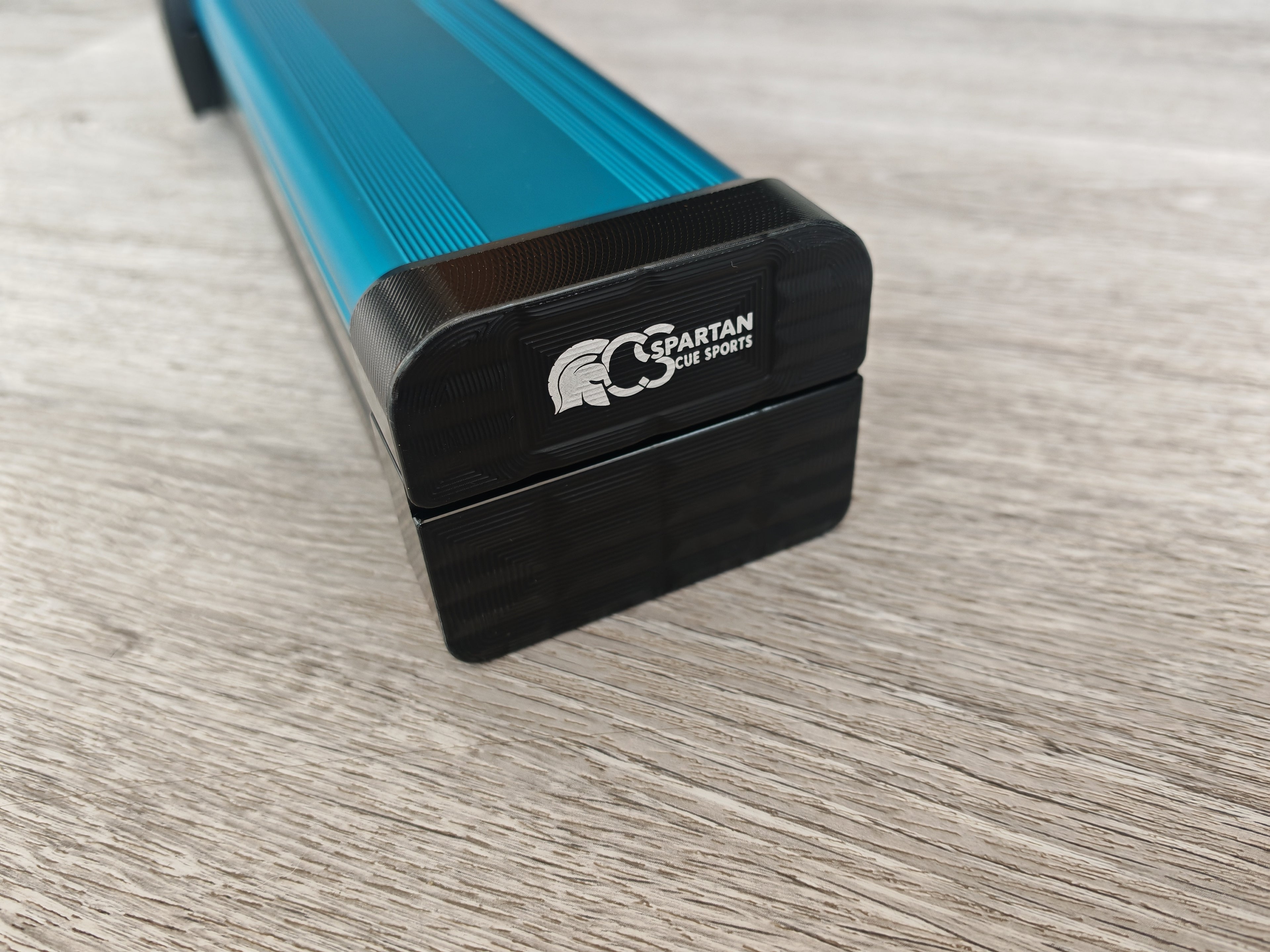 Spartan cue sports case Blue/Black | 1 Piece Pool Cue Case | Aluminium |  Chalk Holders