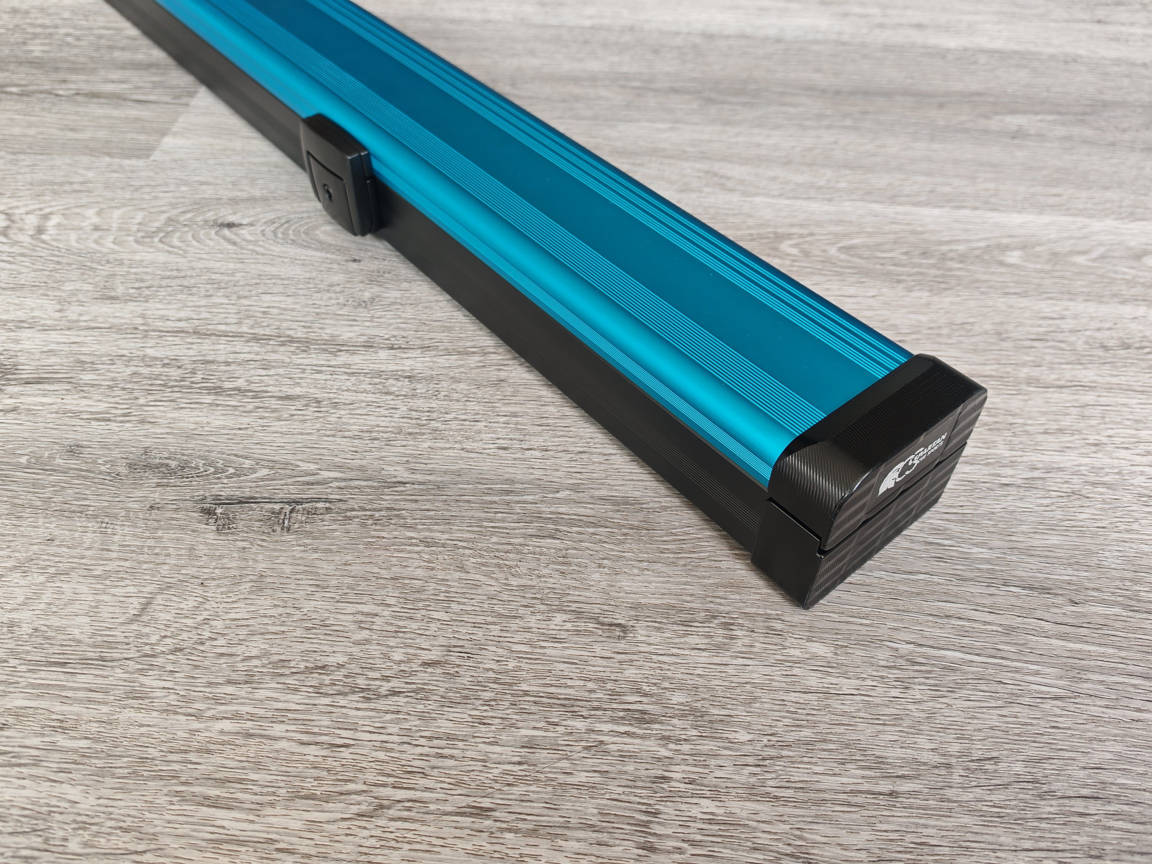 Spartan cue sports case Blue/Black | 1 Piece Pool Cue Case | Aluminium |  Chalk Holders