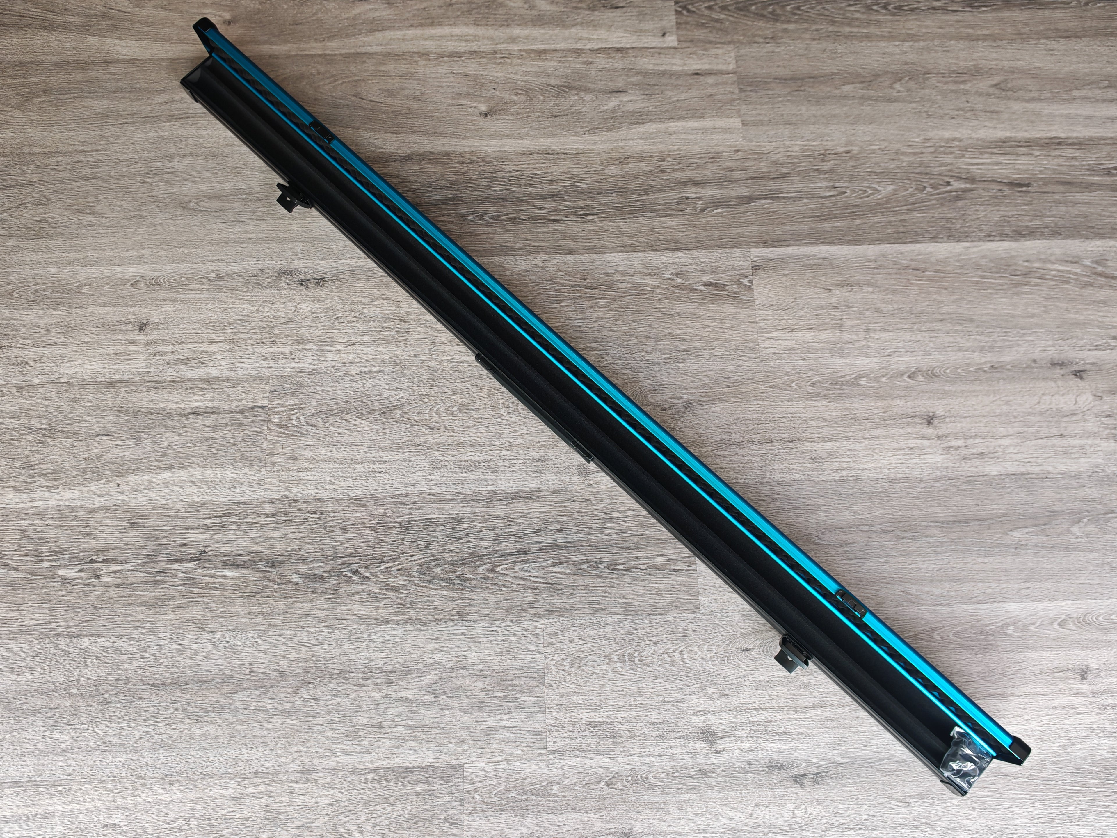 Spartan cue sports case Blue/Black | 1 Piece Pool Cue Case | Aluminium |  Chalk Holders
