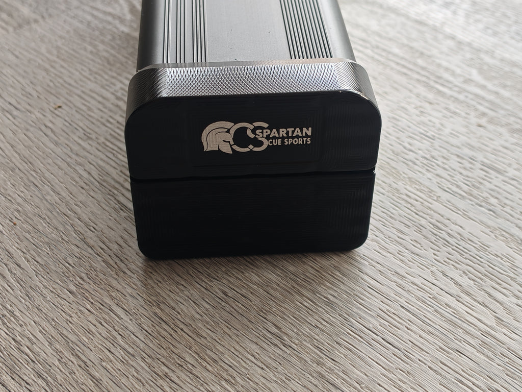 Spartan cue sports case Black/Green | 1 Piece Pool Cue Case | Aluminium |  Chalk Holders