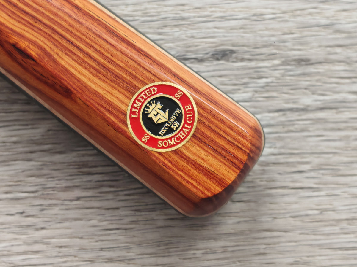 Somchai Limited 1 Piece Cue  , 9.1mm tip ,17.25oz ,  58.2" (Badge Number 52)