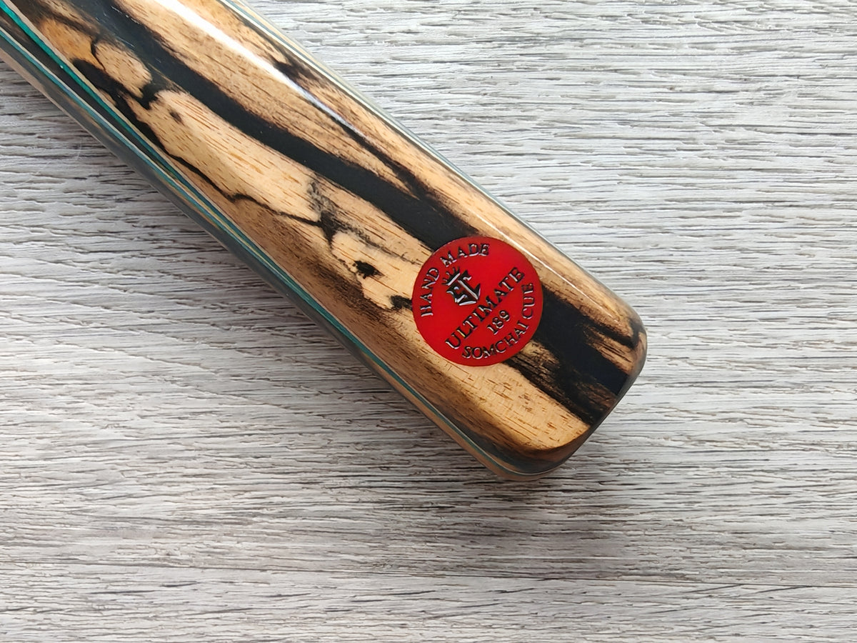 Somchai Ultimate 3/4 Cue - 9.2mm Tip , 18.75oz , 58"  9 splice  (Badge Number 189)