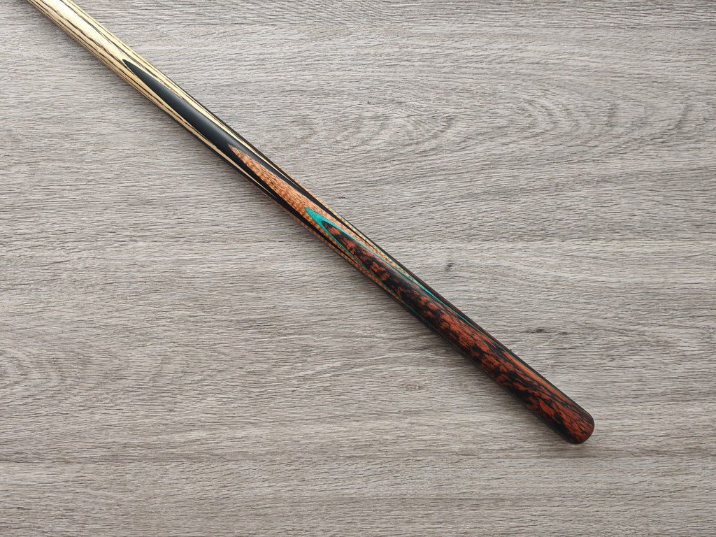 Somchai Ultimate 1 Piece Cue - 9mm titanium Tip , 17.75oz , 57"  12 splice  (Badge Number 203)