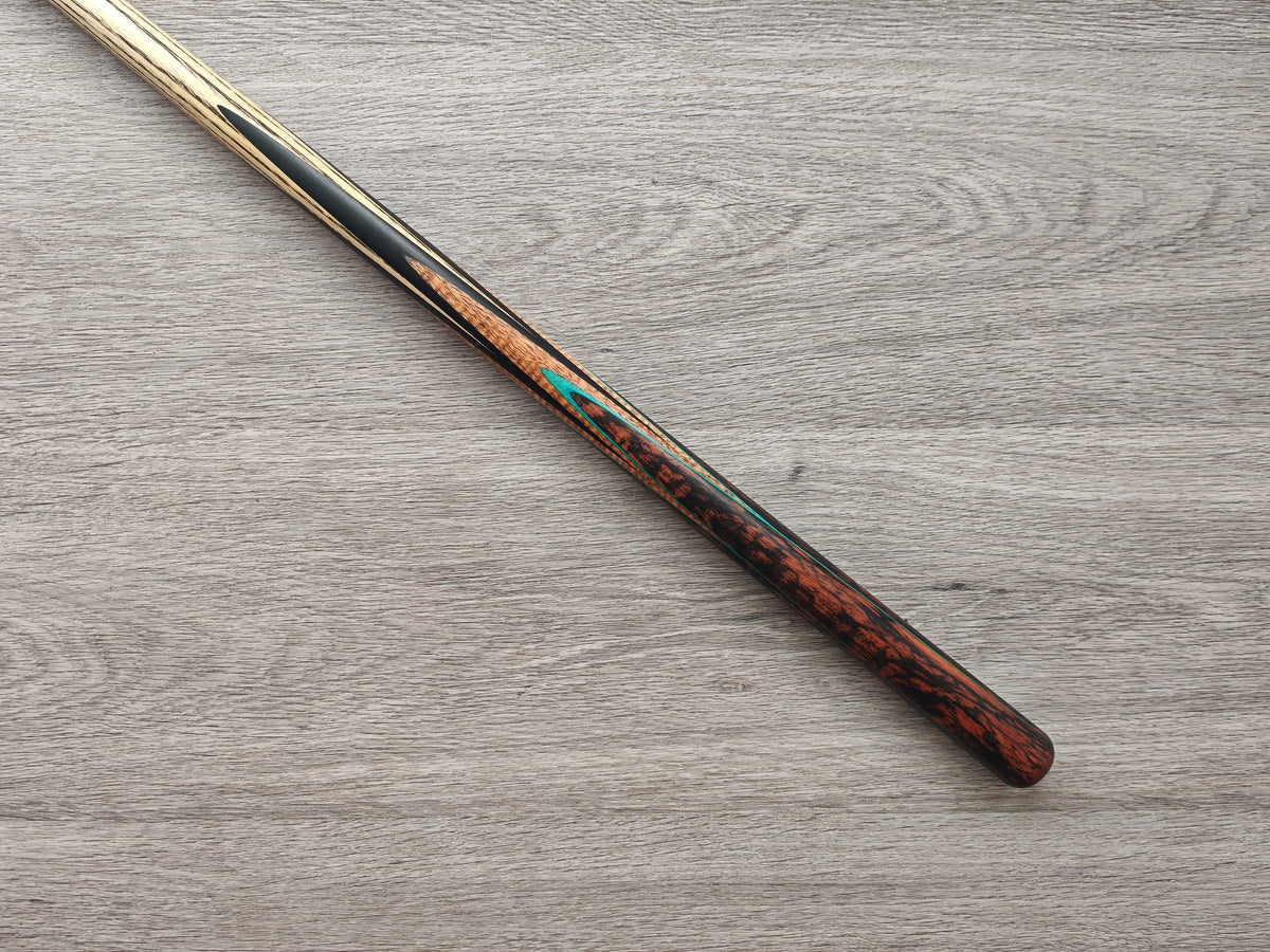 Somchai Ultimate 1 Piece Cue - 9mm titanium Tip , 17.75oz , 57"  12 splice  (Badge Number 203)