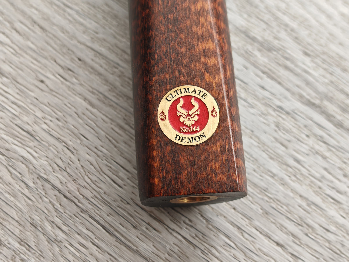 Demon Cues Ultimate #144 -  58", 16.5oz , 8.8mm  Titanium Ferrule